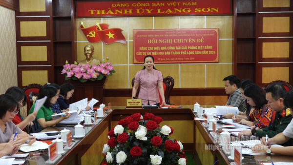 Thành phố Lạng Sơn họp chuyên đề nâng cao hiệu quả công tác giải phóng mặt bằng