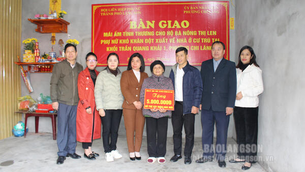 Phường Chi Lăng, thành phố Lạng Sơn: Chung tay để hộ nghèo an cư