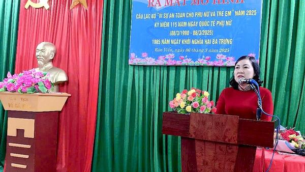 Ra mắt 03 mô hình Câu lạc bộ “Vì sự an toàn cho phụ nữ và trẻ em”