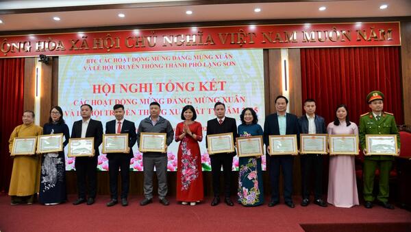 Tổng kết các hoạt động mừng Đảng, mừng xuân và lễ hội truyền thống thành phố Lạng Sơn Xuân Ất Tỵ năm 2025