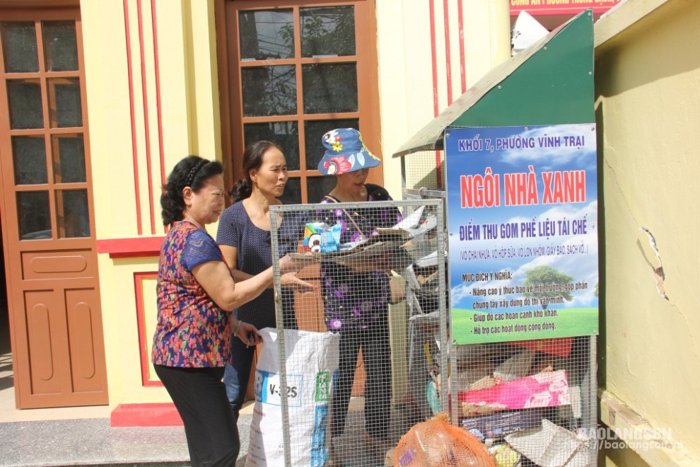 Người dân khối 7, phường Vĩnh Trại duy trì thực hiện mô hình